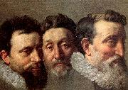 POURBUS, Frans the Younger Head Studies of Three French Magistrates china oil painting reproduction